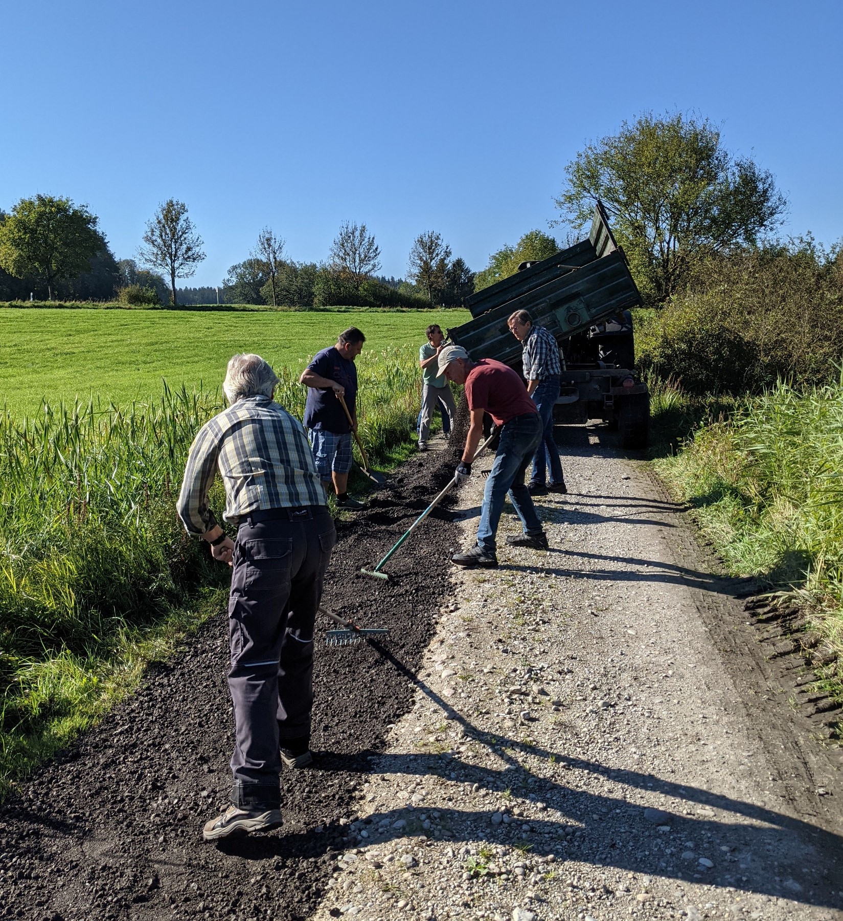 Zufahrt reparieren